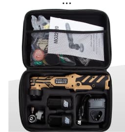 Cordless Mini Car Polisher 110-240V 12V Micro Cordless Scratches Killer DA/RO Car Polisher 6 Speed 1/2/3inch 30 Pads