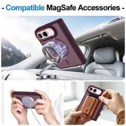 Luxury Matte Magnetic Charge Phone Case For iPhone Duo For Magsafe Skin Feel Translucent Shockproof Fold Cover Funda