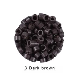 1000Pcs 4.0 mm Hair Extension Microringe Micro Links Rings Beads Links With Screws Thread Aluminium 7 Colors Optional