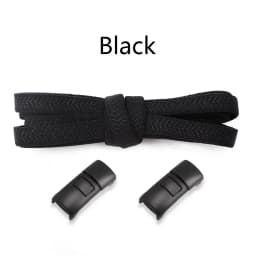 Cross buckle Elastic Laces Sneakers Shoelaces without ties 8MM Thick Flats No Tie Shoe laces Kids Adult Running Rubber Shoelace