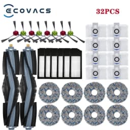 Ecovacs Deebot X1/ T10 OMNI / TURBO Accessories Robot Vacuum Cleaner Parts Mop Dust Bag Hepa Filter Main Side Brush Dustbin
