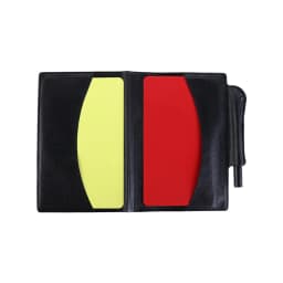 Red Card Soccer Referee Card Recording Paper Score Sheets Soccer Referee Book with Pencil Yellow Card Football Referee Wallet