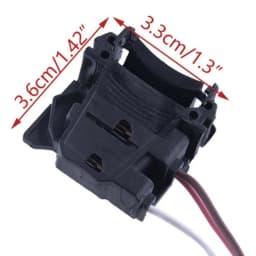 Black Car H7 Low Beam Lamp Headlight Bulb Holder Adapter Harness Fit for Focus 2 MK2 Focus 3 MK3