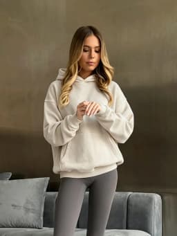 Wolfeel Women's Hooded Sweatshirt Set Long Sleeved Pullover Hooded Sweatshirt Loose Fit Casual Spring and Autumn Sportswear