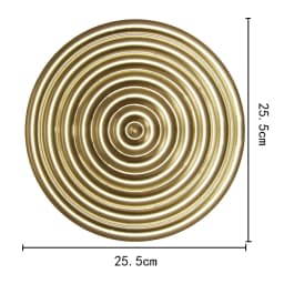 Iron Wrought Wall Hanging Decoration Golden Irregular Disc Wall Pendants Frame Ornament Room Home Decor Crafts Nordic INS Style