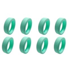 4/8Pcs Pure Color Luggage Wheels Protector with Silent Sound Silicone Suitcase Wheels Protection Cover Reduce Wheel Wear Noise