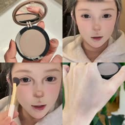 Face Brightening Contouring Makeup Palette Matte Cement Grey Brown Nose Shadow Contouring Modify Natural High Nose Bridge Makeup
