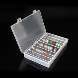 Acrylic Charms Beads Display Rod Tray Box Fit Trollbeads Chamilia Troll Biagi Box Charm Beads Storage Case Loose Beads Boxes