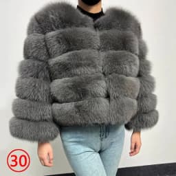 2026 Real Fox Fur Coat Women Winter Warm Luxury Natural Raccoon Fur Jacket Detachable Sleeves Female Vest Furry Coats