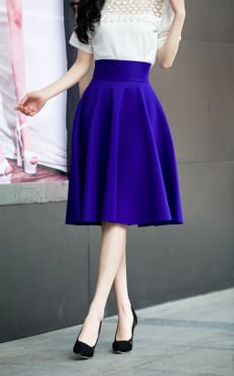 Spring New plus Size White Midi A-Line Skirt Pleated Retro Puffy Umbrella Half-length Slimming Skirt Women's Fashion
