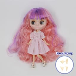 ICY DBS Blyth Middie Doll Joint Body 20CM Customized Doll Nude doll or Full Set Includes Clothes & Shoes DIY Toy Gift for Girls