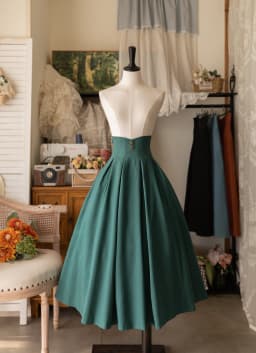 Original Design Elegant Classical Spring and Autumn All-Match High Waisted Ankle-length Skirt Women's Fashion Long Skirts