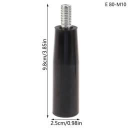 Revolving Handle M6 M8 M10 M12 Plastic Metal Knob Male Threaded Stem Handwheel Screw Milling Machine Tool Lathe Grinding M6-M12