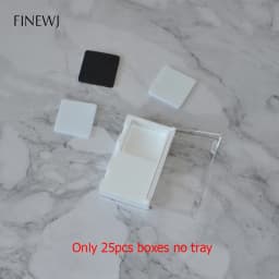Wholesale Gem Display Transparent Box Storage for Gemstone Collection Jewelry Charm Beads Packaging Loose Diamond Protection Box
