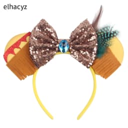 Fashion Moana Ears Headbands For Kid Hook Bow Maui Hair Accessories Women Frangipani Flowers Hairband Girl Spiral Conch Headwear