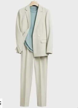 Trendy Korean Style Men Blazer Suit Set Loose Casual Spring Autumn New Cool Stylish Outfit
