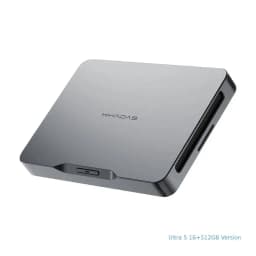 Khadas Mind 2, Pocket Mini PC with Intel Core Ultra 7 155H, 5.55Wh Battery, Thunderbolt 4, 8K, Win 11 Home, Micro Desktop Comput