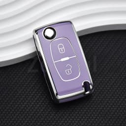 For Citroen C2 C3 C4 C5 C6 Xsara Berlingo TPU Flip Remote Car Key Case Cover For Peugeot 207 307 308 407 607 807 Protector Fob