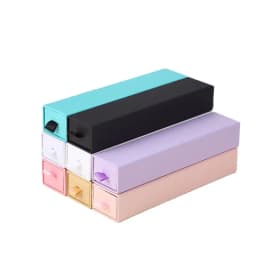 10 pcs 21x4.5x3.5cm Drawer Rectangle Jewelry Set Box for Necklace Bracelet Watch gift boxes jewellery packaging with Sponge