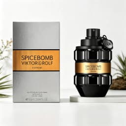 VIKTOR&ROLF Spice Extreme Men EDP Perfume 90ml With Gift Box Long Lasting Rich Spicy Tobacco Woody Scent Black Luxury Bottle Fragrance Gift for Men
