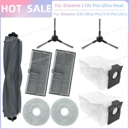 Fit For Dreame L10s Pro Ultra Heat / L10s Ultra Gen 2 / D20 Ultra / Mova E30 Ultra / P10 Ultra Brush Filter Mop Cloth Bag