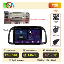 Car Radio Android Auto Player for Nissan March Micra K12 2002- 2010 Wireless CarPlay Intelligent Screen Player GPS Navigation 5G