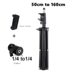 Extendable Portable Phone Bracket for HY300 Pro Mini Projector Travel Tripod Stand Mount Max Load-Bearing 1.5kg
