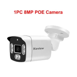 4K Poe Video Surveillance Camera IP Onvif Audio 48V POE Or DC 12V 4MP 8MP Night Vision Bullet WaterProof security camera for NVR