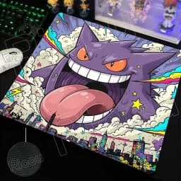 Gaming Small Mousepad Pokemon-Gengar Mouse Pad PC Gamer Desktop Decoration Pads Office Laptop Mouse Mat desk accessories Carpet