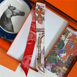POBING 2025 New Style Binding Handle Hairband Silk Scarf 100% Mulberry Silk Amazon Celebration Twill Silk 5*86CM