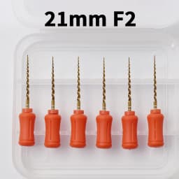 Dental Tools Gold Flexible Files Hand Endo Rotary Files Golden Endodontic Files 21/25mm NITI Endo Titanium Instrument Dentistry