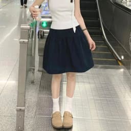 New Korean Summer Female Elegant A-line Skirts Lady Designer High Waist Thin Skirts Girls Fashion Solid Mid-Long Dress