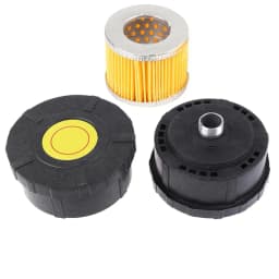 High Quality 25/32mm Thread Air Compressor Muffler Intake Filter Air Pump Element For Admitting Port Of Air Compressors