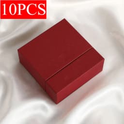 10pcsFree Custom Mini Jewelry Packaging Box Paper Drawer Sponge Inside Ring Necklace Storage Christmas Gift Case Earing Card Bag