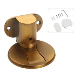 Magnetic Door Stopper Anti-Collision Adjustable Door Floor Stop Holder Catch
