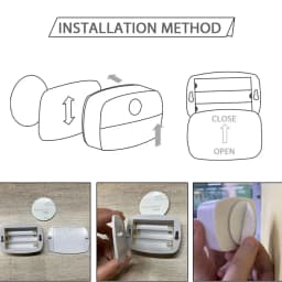 Stick on PIR Motion Sensor LED Night Light Battery Operated Nightlight for Bathroom Hallway Stairs Closet Cabinet Bedroom Decor