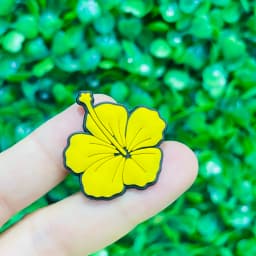 1-23Pcs Parrot Aloha Hawaii Summer Vibes DIY Kids Shoes Button Charms Hula Flowers PVC Buckle Clog Decorations