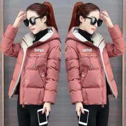 2025 Winter Warm Thicken Down Cotton Jacket Korean Loose Women'S Hooded Cotton Coat Women Parkas Bread Coat New Women Jacket