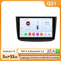 Hizpo Android 14 Car Multimedia Player For Mercedes-Benz Viano 2 W639 2003 - 2015 Carplay 360Camera By Snapdragon 6115