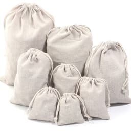 5-10pcs Linen Drawstring Bags Gift Packaging Pouches Burlap Bags For Wedding Birthday Christmas Party Jewelry Gifts Storage Bags
