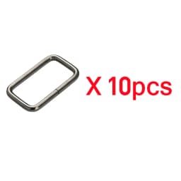 10-50pcs Rectangle Metal Buckles 13-38mm O Ring Webbing Belt Leather Rings Clasp Handbag Strap Clip Adjuster Hook Accessories