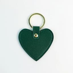 Print name free creative simple gift personalized PU heart-shaped keychain multi-color car keychain bag pendant