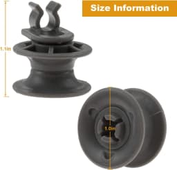 4 Pcs Dishwasher Upper Rack Roller Wheels 4581DD3002A Home Appliance for LG Ken-more Dishwasher Replaces 4581DD3002A, AP4437685,