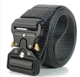 Genuine Tactical Belt Quick Release Outdoor Military Belt Soft Real Nylon Sports Accessories Men And Women Black Belt