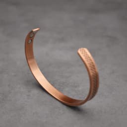 Copper Bracelets for Men, Pure Copper Magnetic Bracelet for Men with Neodymium Magnets, Adjustable Cuff Bangle Gift for Couple