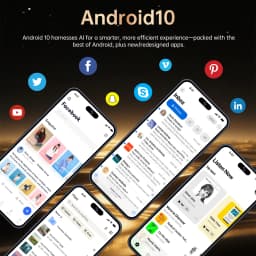 IVMI Smartphone 17Pro Max Android10.0 Dual SIM 6.7"Display 3GB RAM 16GB ROM WIFI Bluetooth Google Play Store 4G Mobile Phones