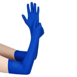 Women Solid Fashion Multicolor Spandex Long Gloves 53cm Wedding Cosplay Masquerade Party Elasticity Accessories Props