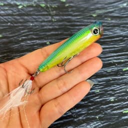 7g 65mm Surface Popper Fishing Lures Long Casting Artificial Hard Bait Topwater Pencil Swimbait Wobblers for Pike Perch Supplies