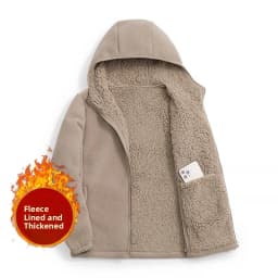 Double-Sided Fleece Lined Casual Fashionable Stand Collar Couple Jacket 2025 New Style Thickened Long Sleeve Zipper Closure