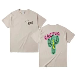 Rapper Cactus Jack Graphic Cotton T Shirt Men Women Hip Hop Tee Fashion Short Sleeve Tshirt 2024 Summer Oversized T-shirts Tops